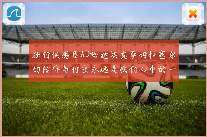 独行侠感恩AD哈迪埃克萨姆拉塞尔的陪伴与付出永远是我们心中的一家人